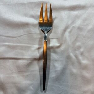 Lyon Stainless Japan Cold Meat Serving Fork 8.75" Mid Century Modern Flatware